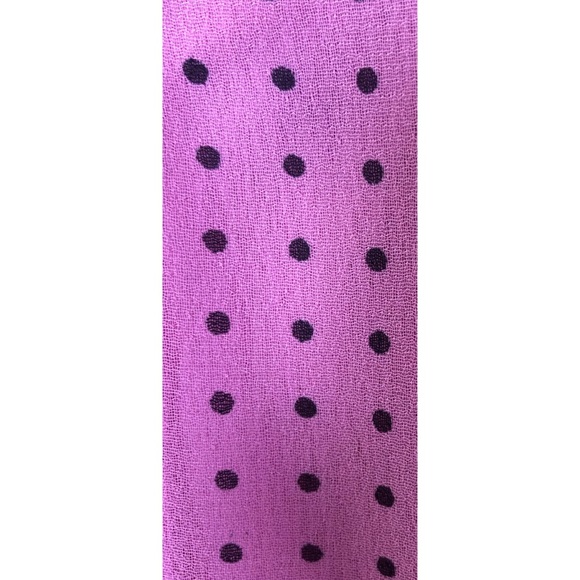 Motherhood Pink/Black Polk-A-Dot Blouse Size XL - Picture 4 of 5